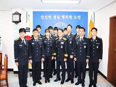 합천소방서, 신규 소방공무원 11명 임용식 가져